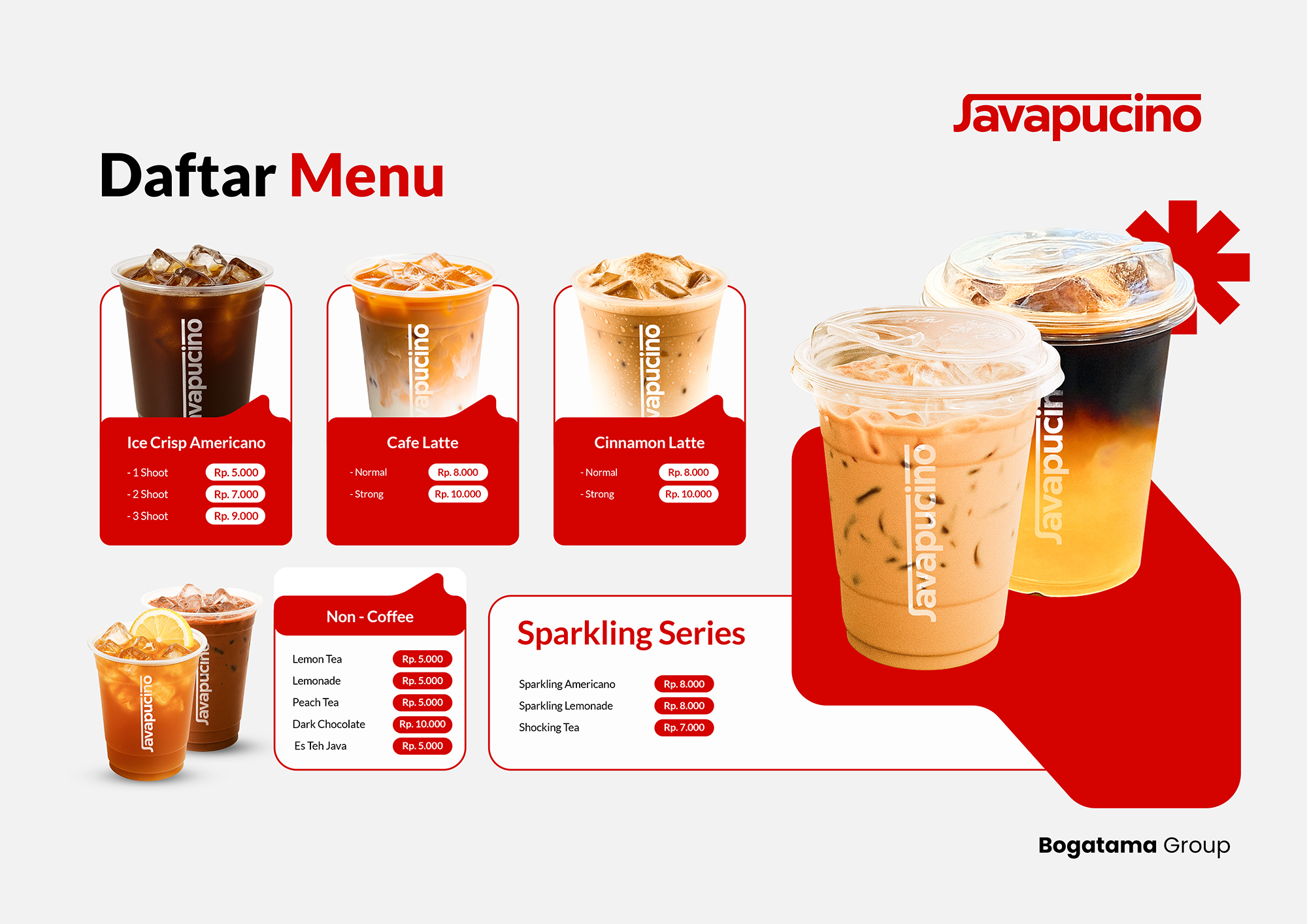 Menu Javapucino 1